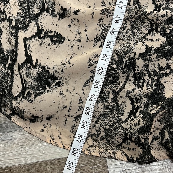 Motherhood Maternity maxi dress, sleeveless snake animal print size M Chiffon - Picture 10 of 13